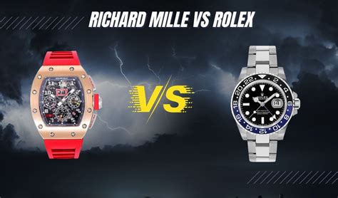 richard mille vs rolex watch.